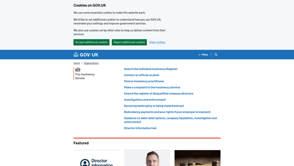 Screenshot of the Community Accountancy Self Help website