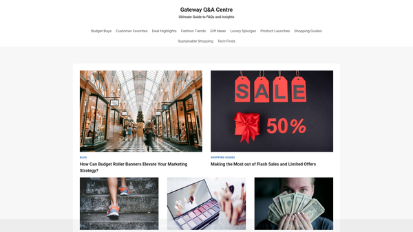 Screenshot of the Liverpool Gateway Centre website