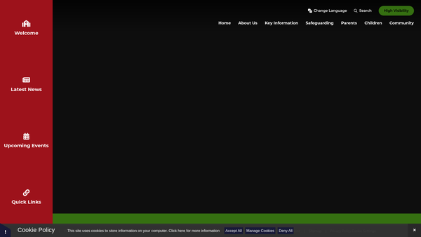 Screenshot of the Aston Rowant CE (C) PTA website