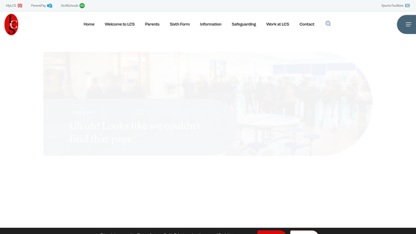 Screenshot of the Littleover Community School Parent Staff Association website