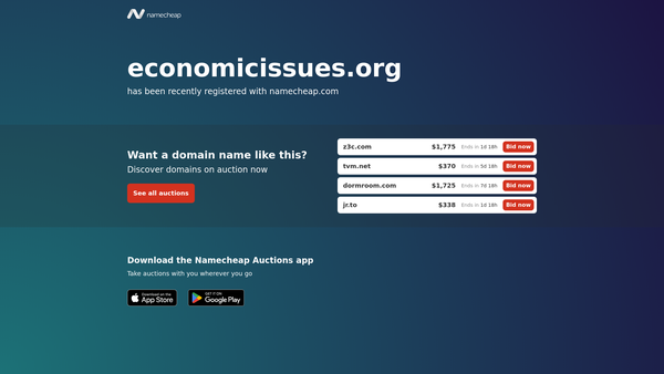Screenshot of the Economic Issues Education Fund website