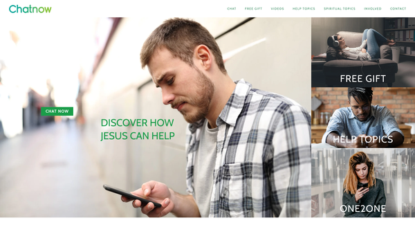 Screenshot of the The Internet Mission website