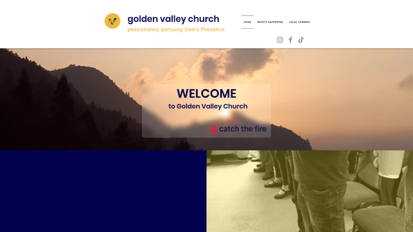 Screenshot of the Golden Valley Church Gloucester Trust website