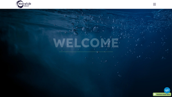 Screenshot of the River Of Life Church, Felixstowe website