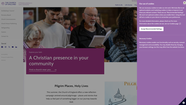 Screenshot of the The Women's Continuing Ministerial Education Trust website