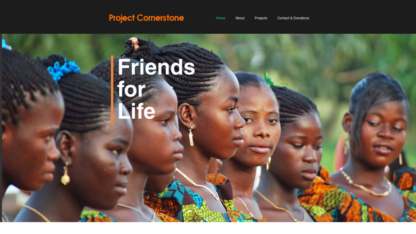Screenshot of the Cornerstone Connections Limited website
