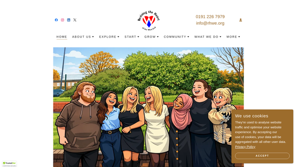 Screenshot of the R.h.w.e. Limited website