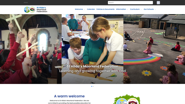 Screenshot of the The Friends of Danby School website