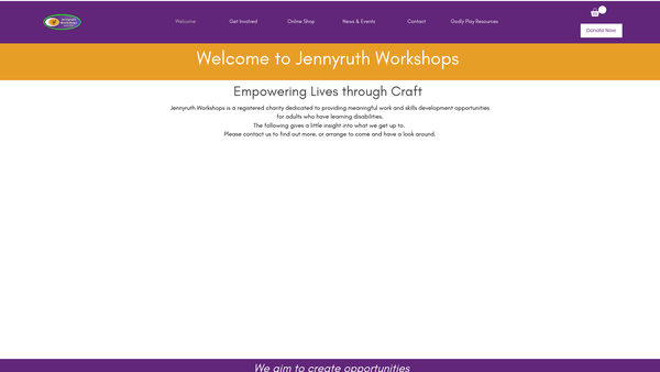 Screenshot of the Jennyruth Workshops Ltd website