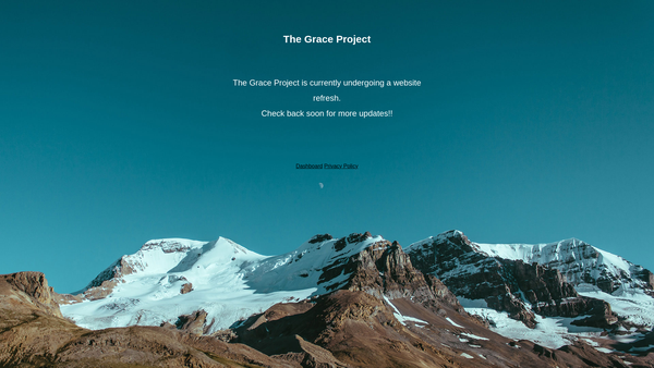 Screenshot of the The Grace Project(incorporating Abundant Life Church) website