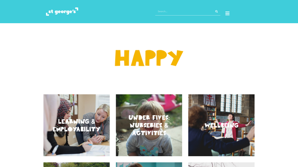 Screenshot of the St George's Lupset Ltd website