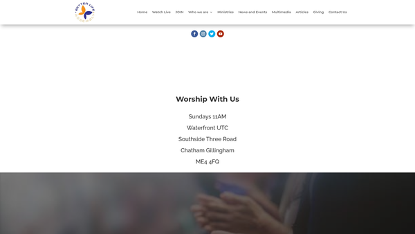 Screenshot of the Better Life Assembly Bibleway Church website
