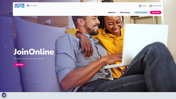 Screenshot of the Active Life Limited website