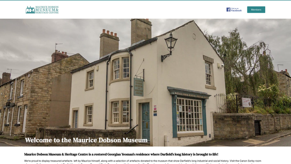 Screenshot of the Darfield Area Amenity Society Limited website