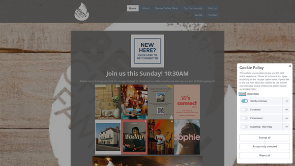 Screenshot of the Community Life Trust website