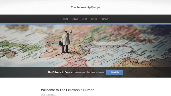 Screenshot of the Full Gospel Fellowship Of Churches And Ministers UK website