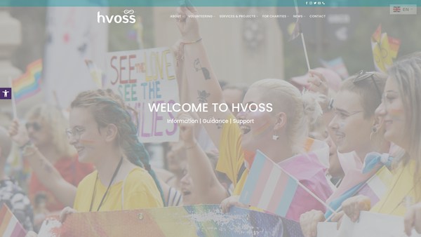 Screenshot of the Herefordshire Voluntary Organisations Support Service website