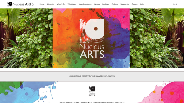 Screenshot of the The Halpern Charitable Foundation website