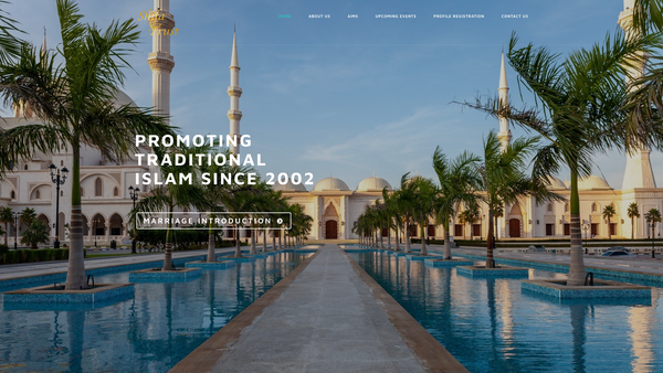 Screenshot of the Ash-Shifa Banbury website