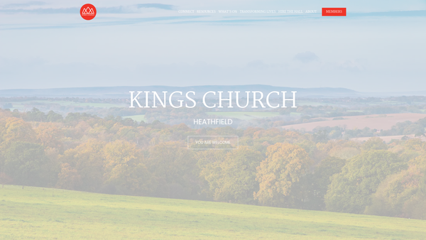 Screenshot of the KC Heathfield website