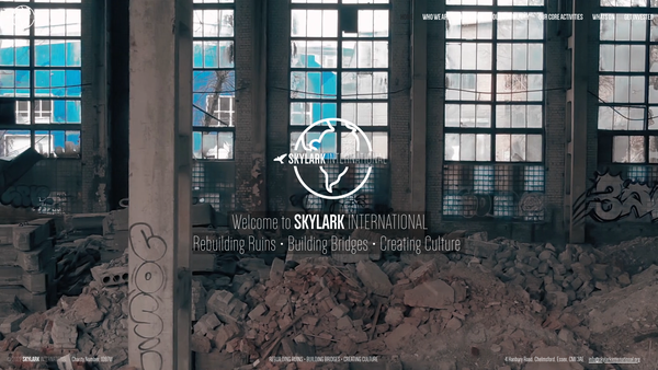 Screenshot of the Skylark International Community website