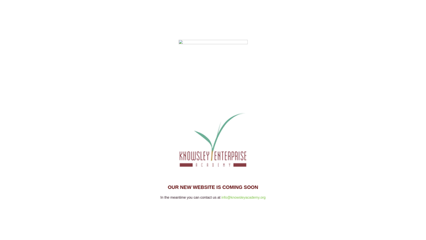 Screenshot of the Knowsley Enterprise Academy website