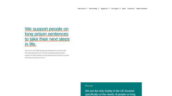 Screenshot of the The Hardman Trust website