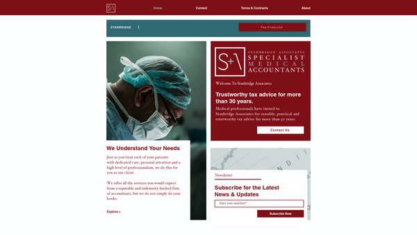 Screenshot of the The Medics Education Trust website