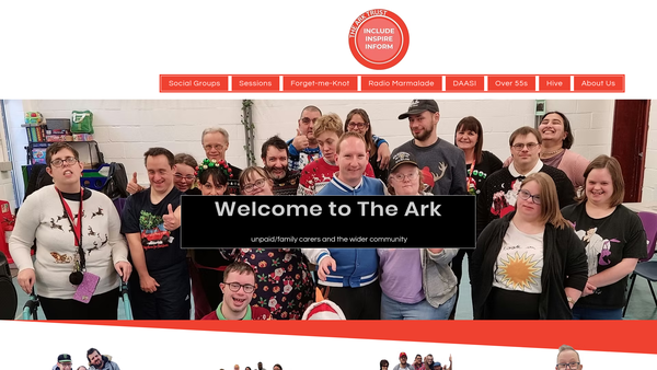 Screenshot of the The Ark Trust CIO website