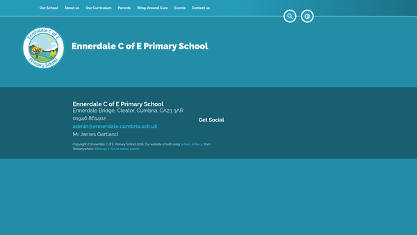 Screenshot of the The PTA And Friends Of Ennerdale And Kinniside School website