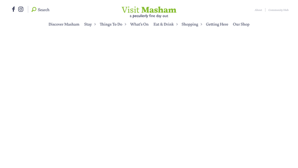 Screenshot of the The Mashamshire Community Office website