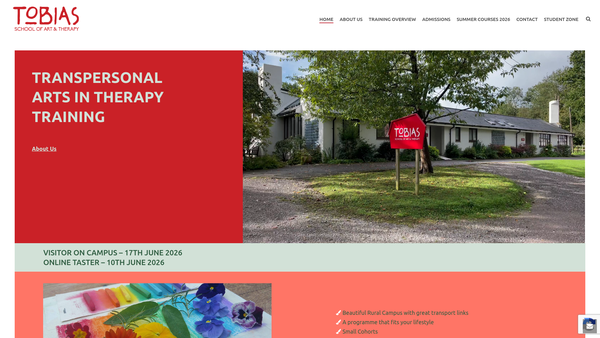Screenshot of the Tobias Trust Limited website