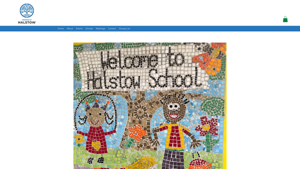 Screenshot of the Friends Of Halstow website