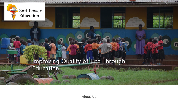 Screenshot of the Softpower Education.com website