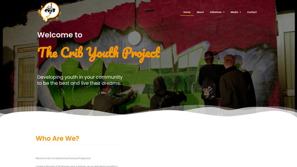 Screenshot of the The Show Crib website