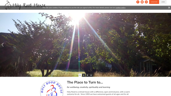 Screenshot of the Centre For Health And Pastoral Care website