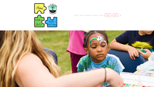 Screenshot of the The Tree Of Life Centre Wythenshawe website