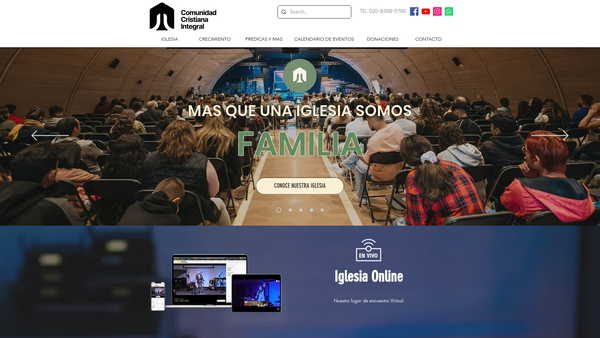 Screenshot of the Theotherapy Christian Fellowship Trust website