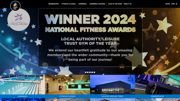 Screenshot of the Formby Pool Trust website