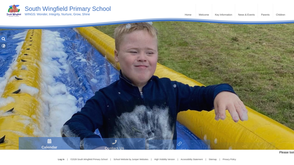 Screenshot of the The PTA Of South Wingfield School website