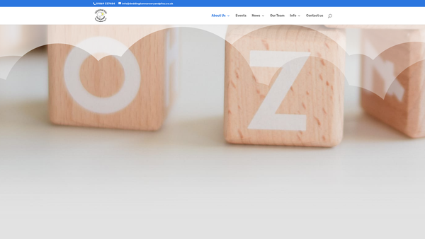 Screenshot of the Deddington Partnership Foundation Stage Unit website