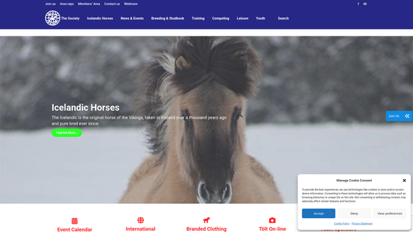 Screenshot of the Ihsgb Limited website