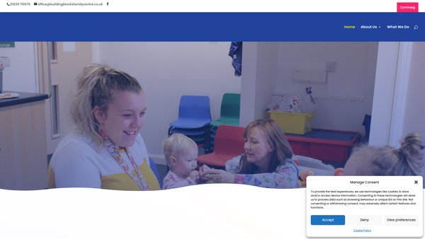 Screenshot of the Resolven Building Blocks website