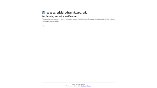 Screenshot of the UK Biobank Limited website