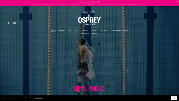 Screenshot of the South Dorset Community Sports Trust Limited website