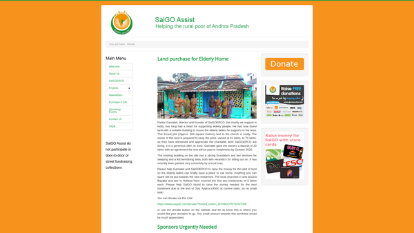 Screenshot of the Salgo Assist website
