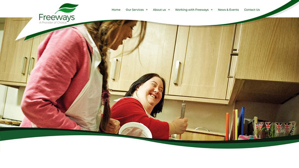 Screenshot of the Freeways Trust website