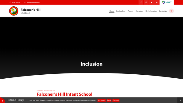 Screenshot of the Friends of FHIS website