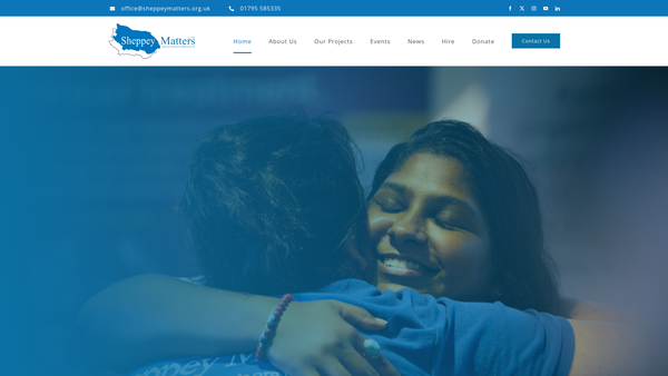 Screenshot of the Sheppey Matters website