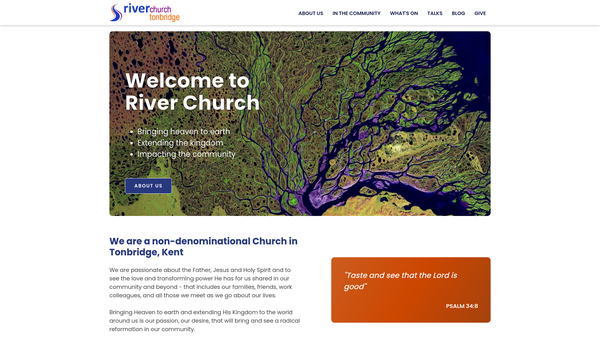 Screenshot of the Renewal Churches Trust website